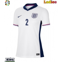 England Kyle Walker #2 Replica Home Shirt Ladies Euro 2024 Short Sleeve